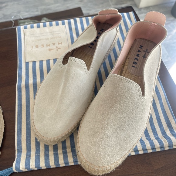 Manebí Shoes - Manebí Suede Hamptons Platform Espadrilles Size 40 NWT